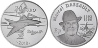 Эта монета двойной толщины отчеканена в честь известного французского промышленника, Марселя Дэссо.
