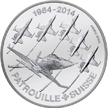 Новая серебряная монета Швейцарии.